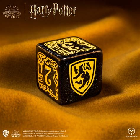 house hufflepuff metal dice|Harry Potter: Hufflepuff Modern Dice Set .